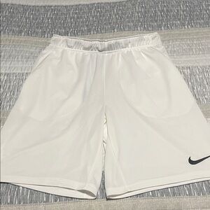 Nike Men's Athletic White Shorts
